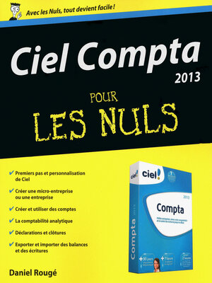 cover image of Ciel Compta 2013 pour les Nuls